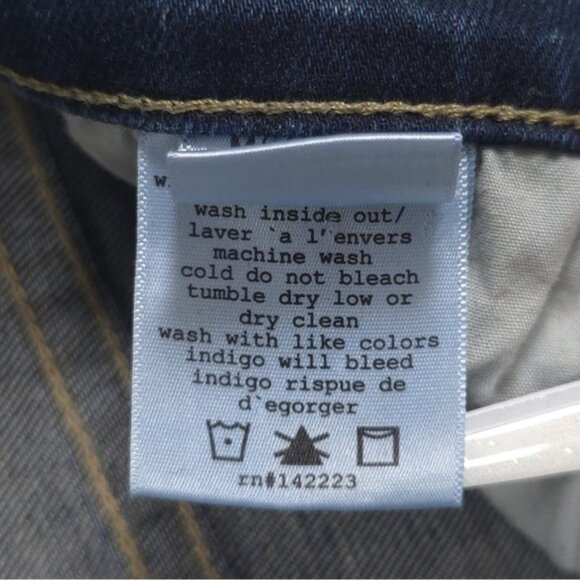 McGUIRE Women’s Jeans Mid Rise Distressed Skinny STYLE 157A Size 27 - Picture 12 of 13